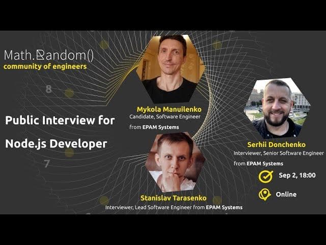 Public Interview for Node.js Developer