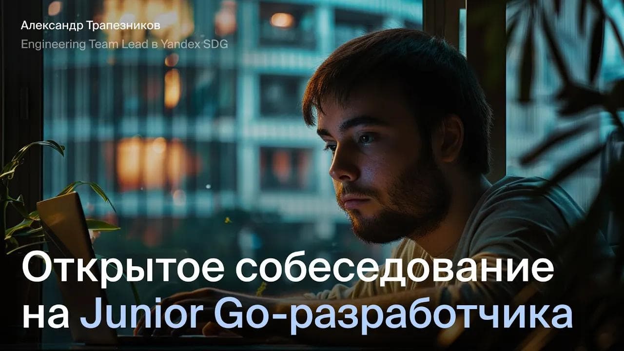Открытое собеседование на Junior Go разработчика