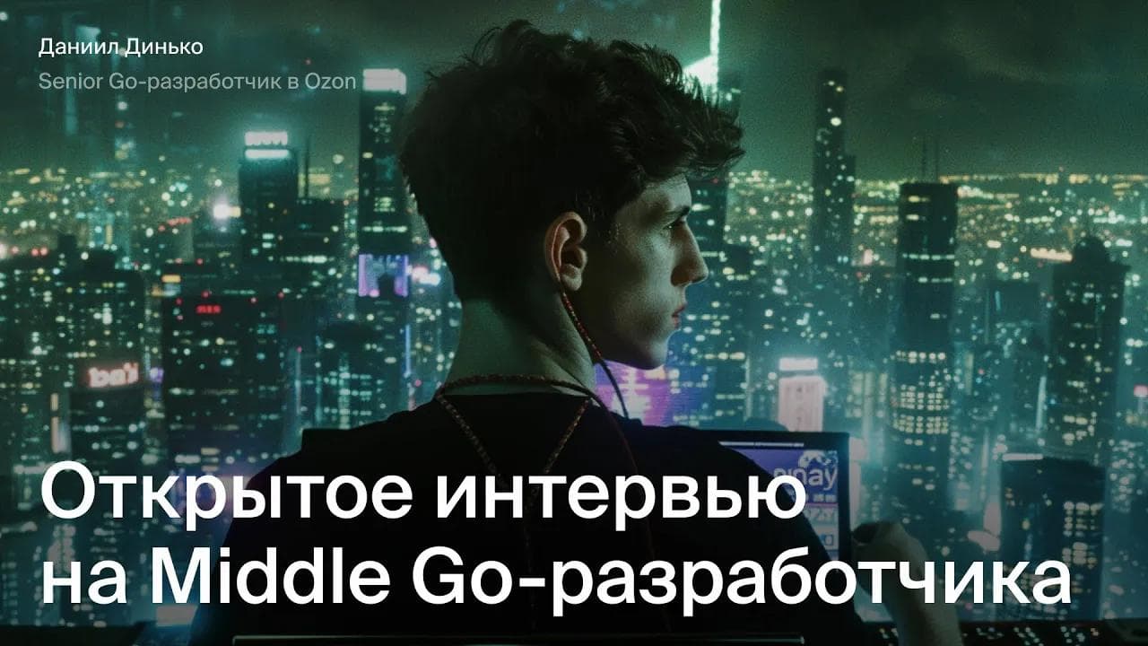 Открытое интервью на Middle Go-разработчика