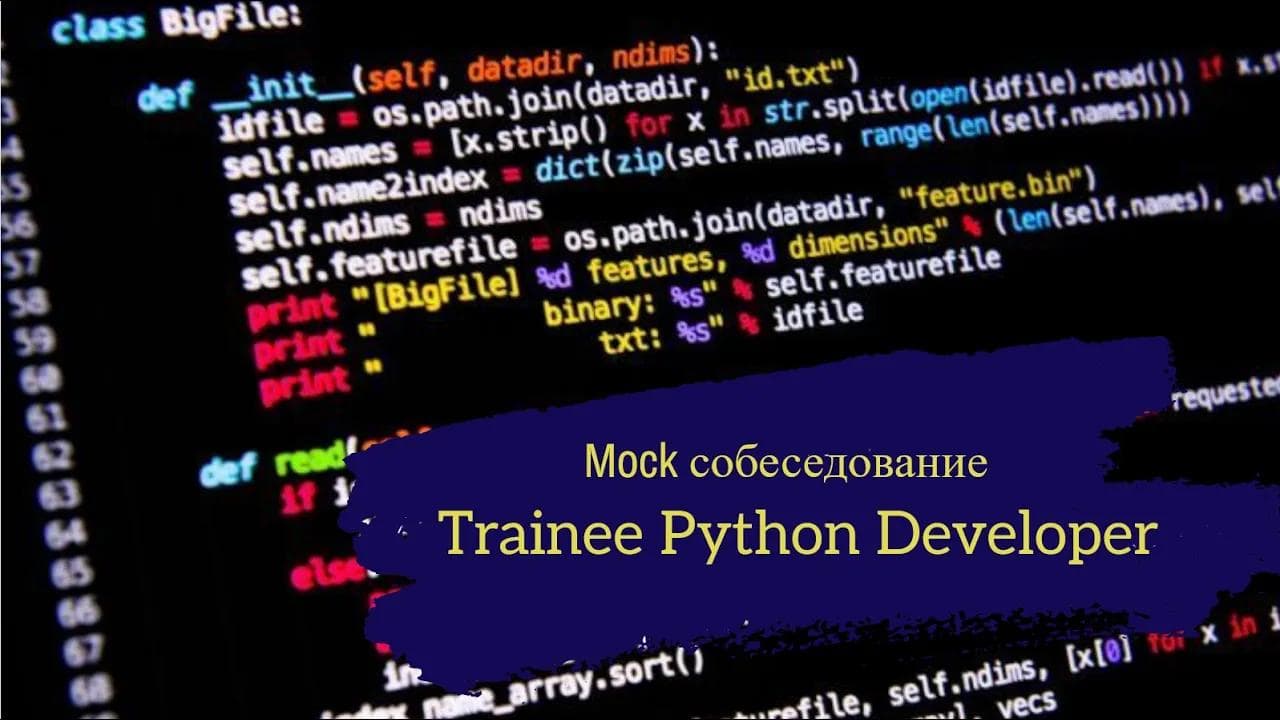 Еще учиться и учиться! / Техсобес студента-программиста на позицию Trainee Python Developer