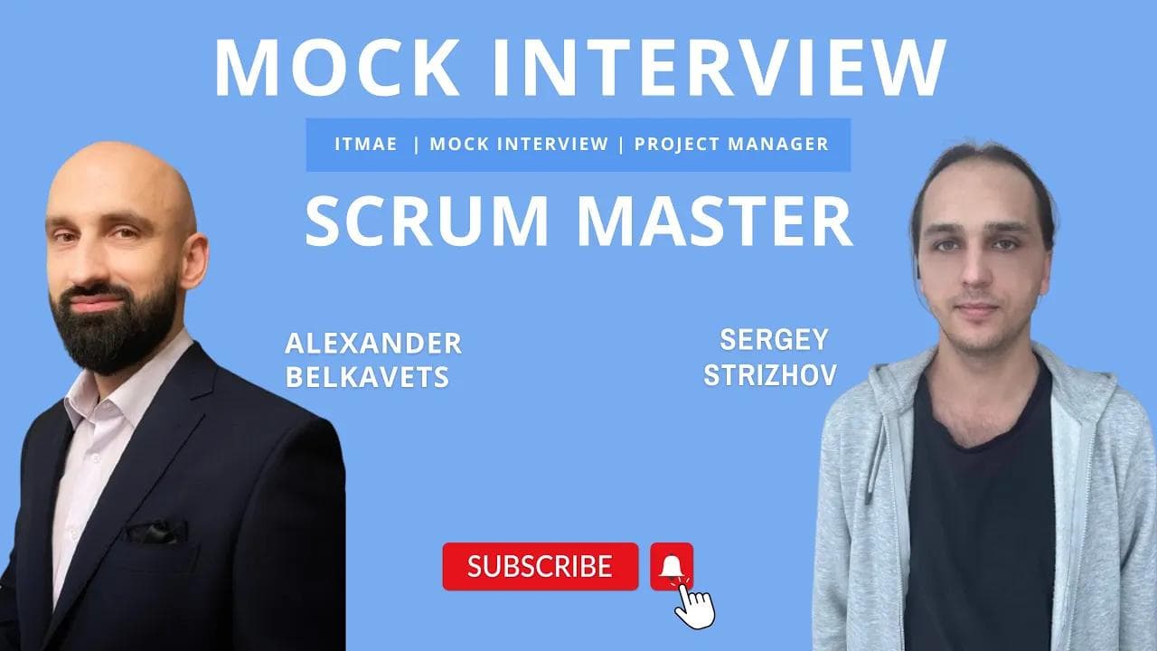 ITMAE - Mock Interview Scrum Master