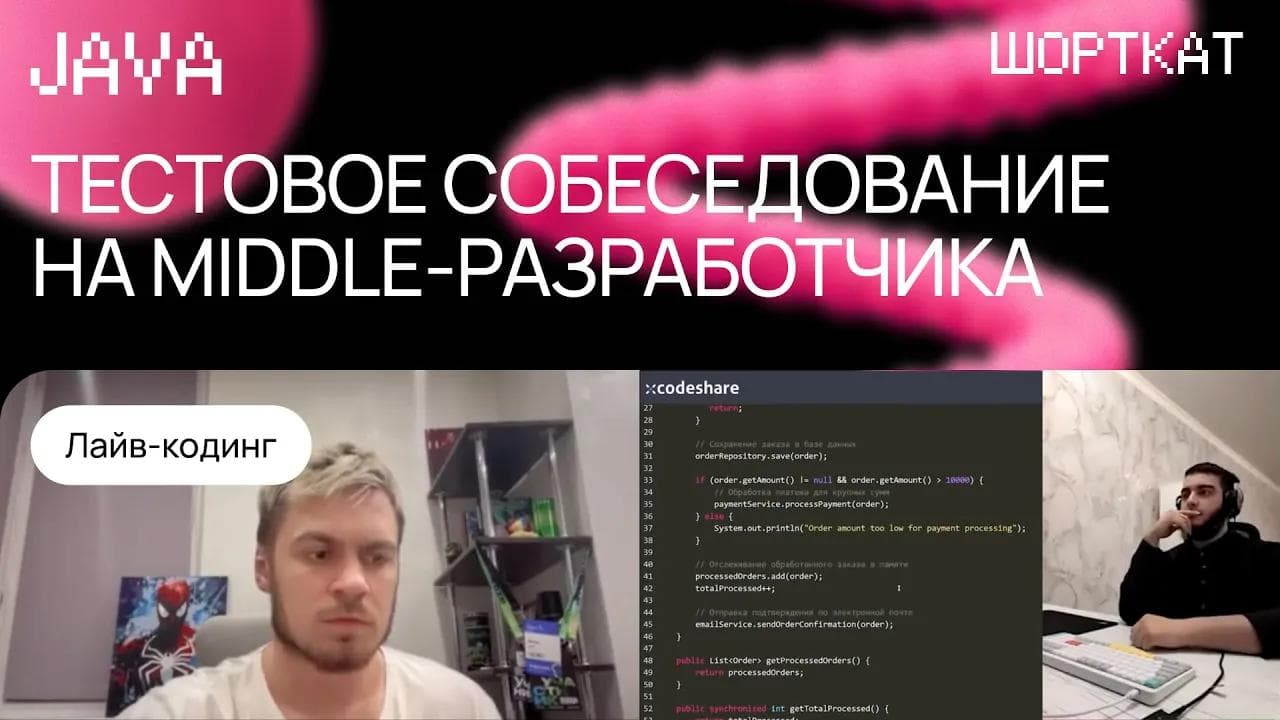 Spring, Hibernate и архитектурные паттерны на реальном собеседовании Java-разработчика