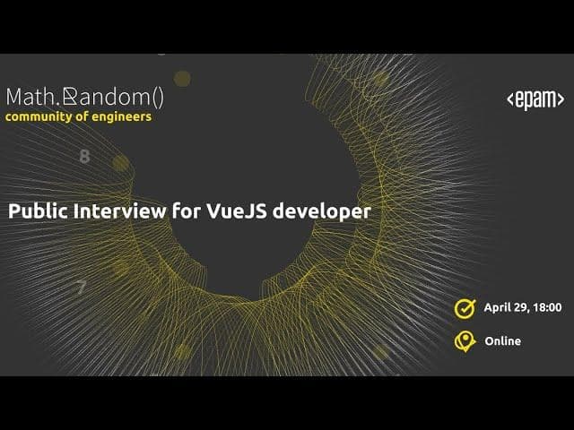 Public Interview for Vue developer