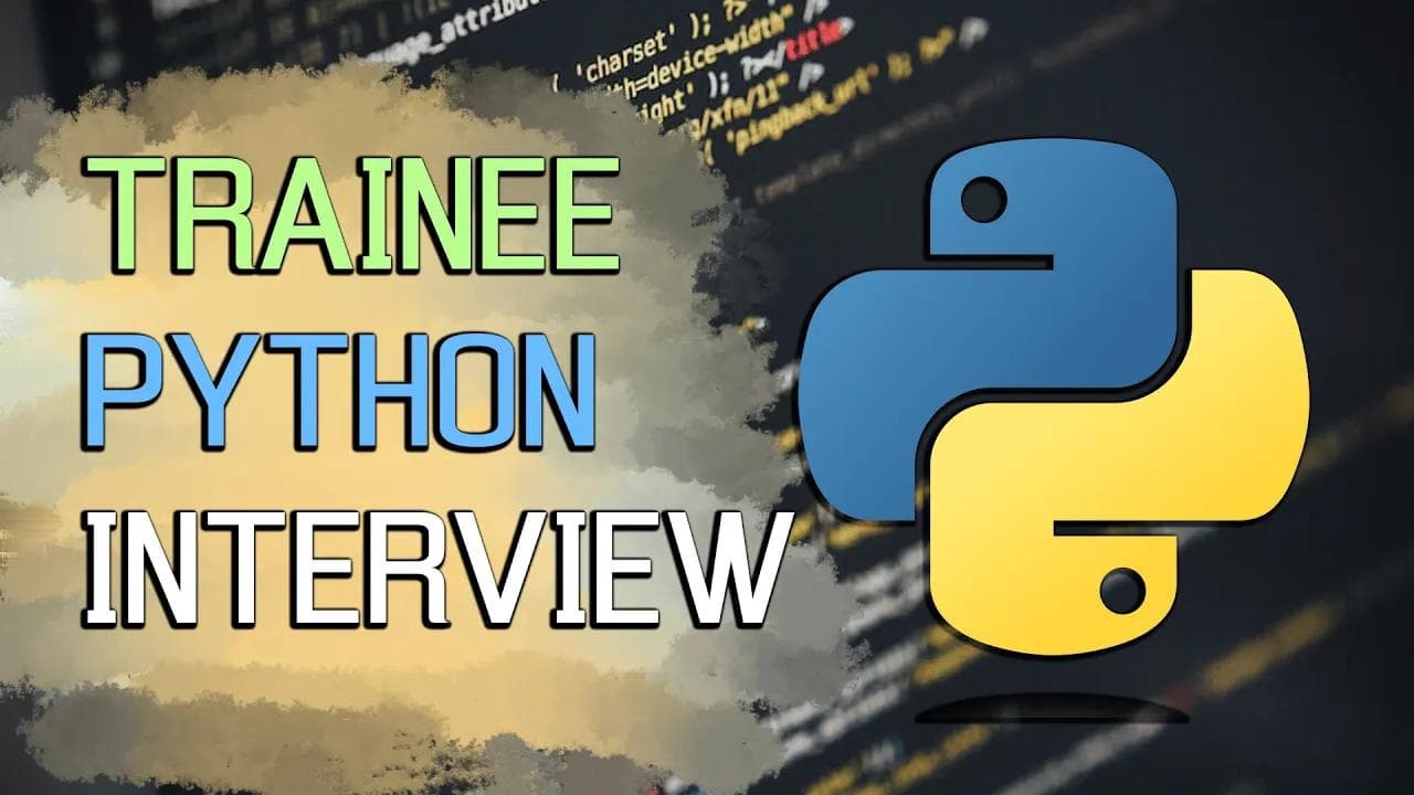 Собеседование Trainee Python Developer